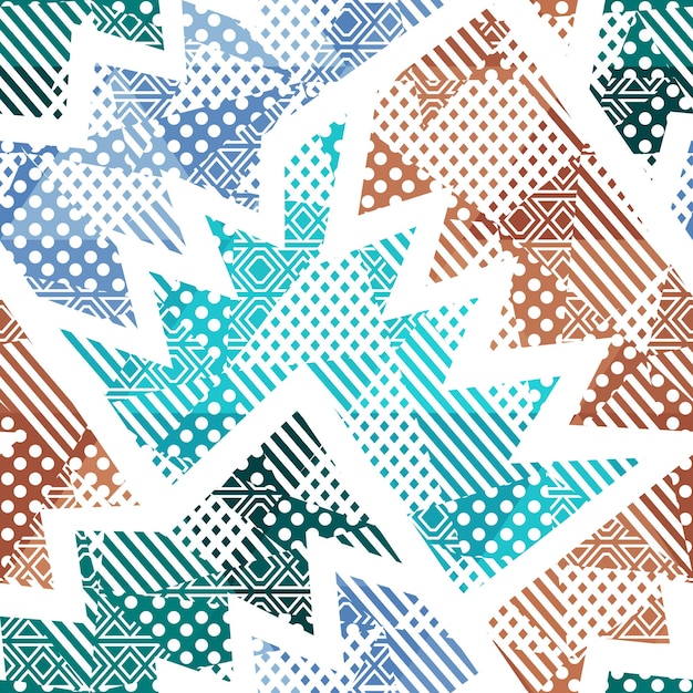 Cloth seamless pattern vector eps 10