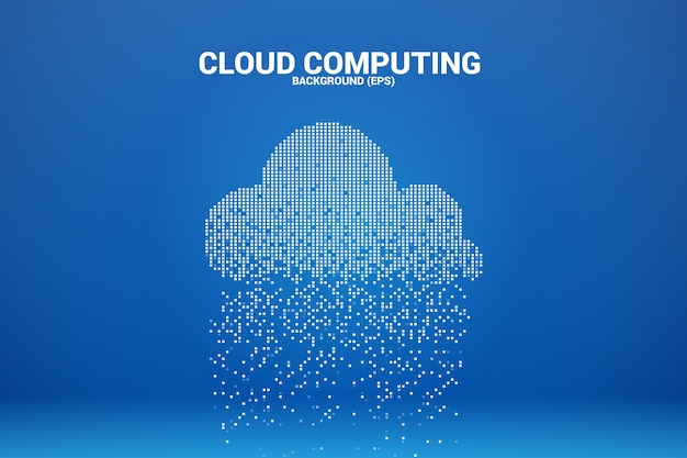 Cloud computing data transformation from pixel