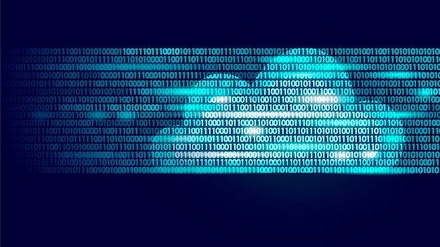 cloud computing online storage binary code numbers