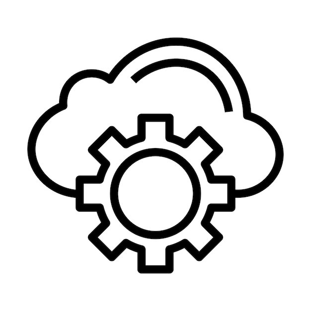 cloud computing vector icon