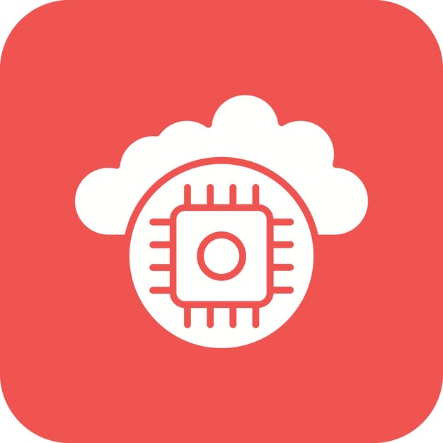 cloud icon vector image can be used for internet of things
