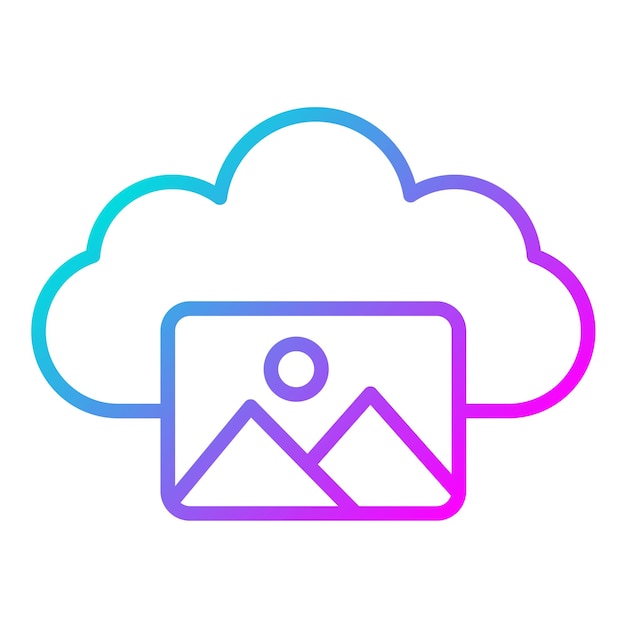 Cloud Images Vector Illustration Style