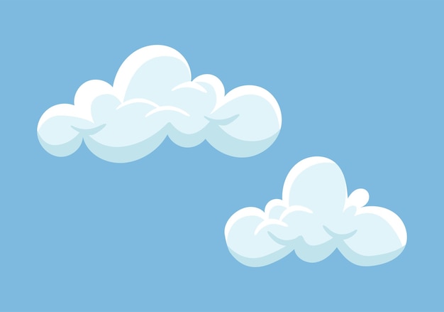 clouds at sky concept forecast weather app soft and cloudy elements summer and spring season poster