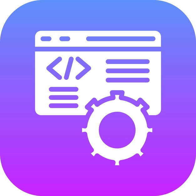 Code Engineering vector icon illustration of Data Analytics iconset