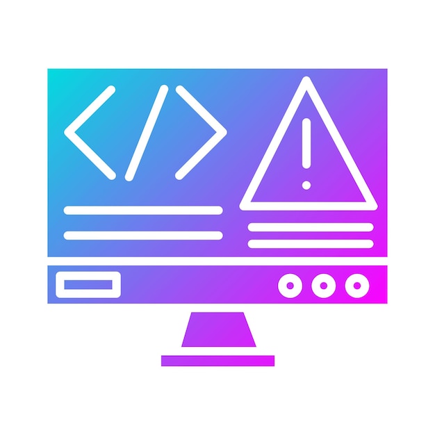 Code Error vector icon Can be used for Coding and Development iconset