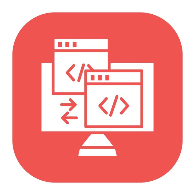 Code Refactoring Vector Illustration