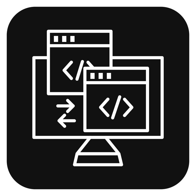 Code Refactoring Vector Illustration
