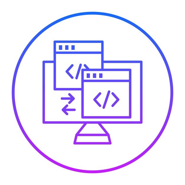 Code Refactoring Vector Illustration