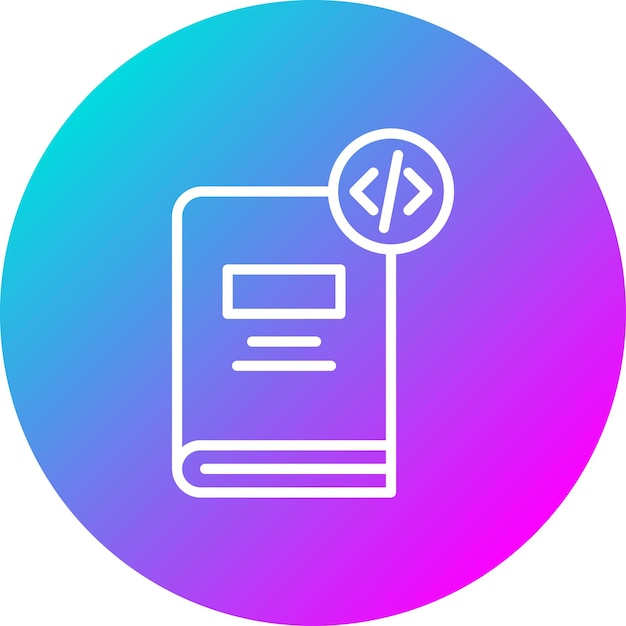 coding book vector icon can be used for education iconset