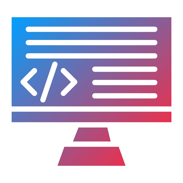 coding icon vector image can be used for robotics