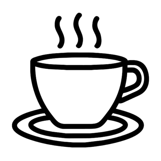 coffe icon outline
