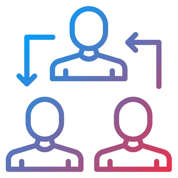 Collaboration icon vector image Can be used for Data Science