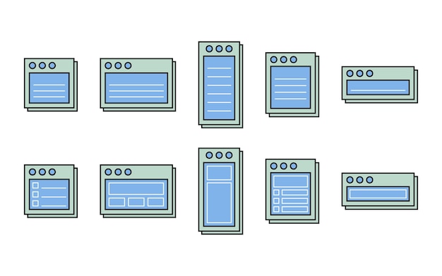 collection of notes with ui window concepts