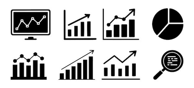 Collection of Various Data and Analytics Icons