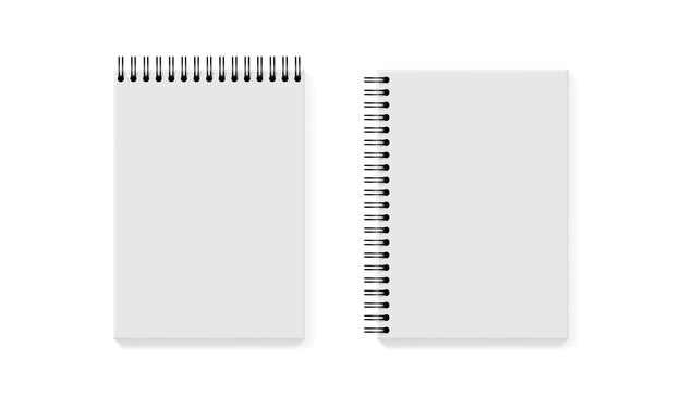 collection of white notebook on white