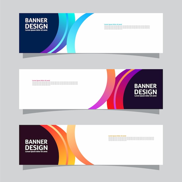 Colorful background business layout template