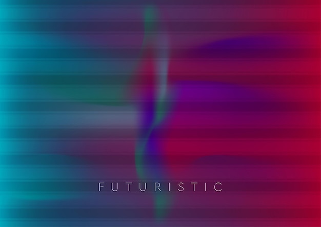 colorful futuristic abstract liquid wavy background
