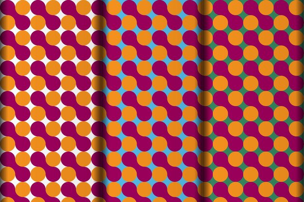 colorful geometric seamless repetitive vector pattern texture background vector graphic