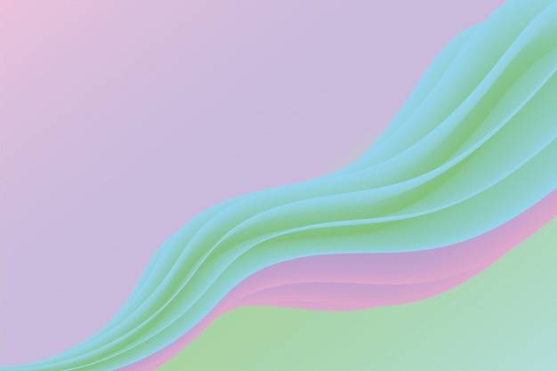 Colorful gradient abstract background wallpaper wavy shape