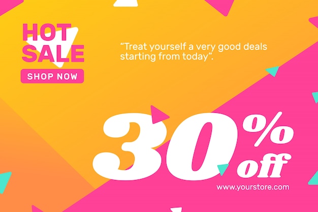 Colorful Sale Banner Template