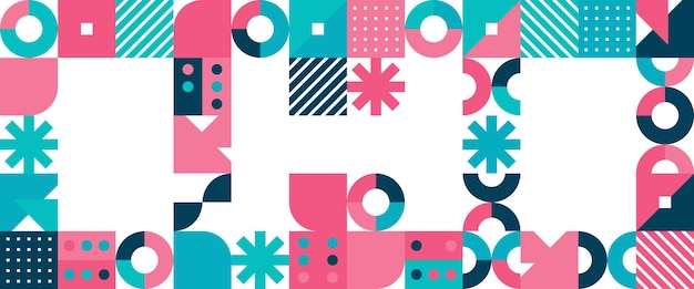 colorful vector modern banners with abstracts shapes geometric mosaic for background poster flyer banner invitation cover for book catalog report