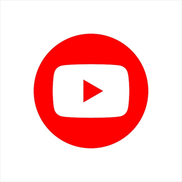 Colorful YouTube Icons for Social Media Use