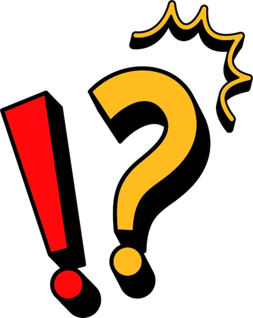 Comic Expression Mark Vector