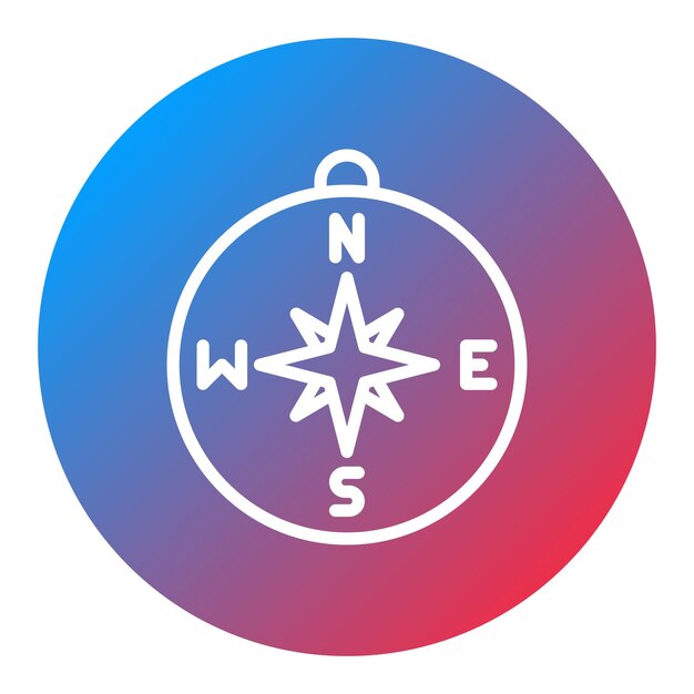 Compass icon vector image Can be used for World Refugee Day