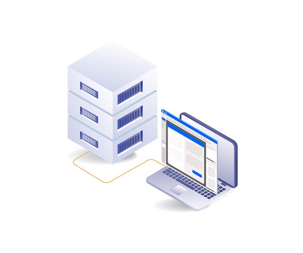 Computer data server control application