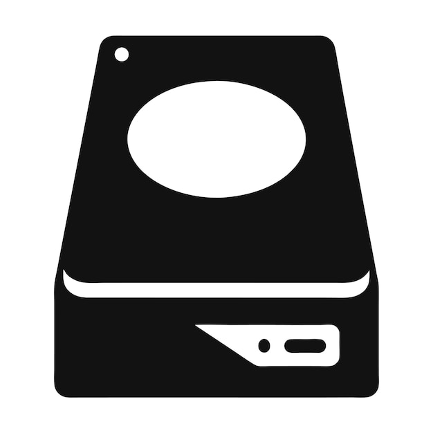 Computer Hardware Components Parts and Devices Featuring Storage Devices Vector Style Design