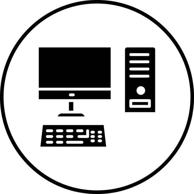 Computer icon vector image Can be used for Electric Circuits