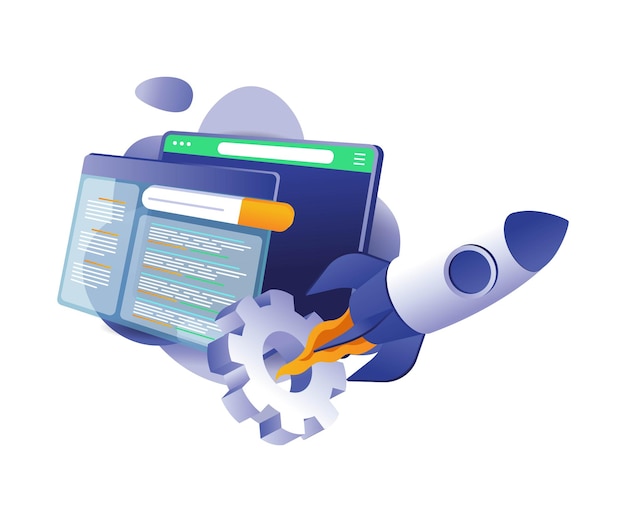 computer information rocket launch