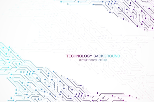 computer motherboard vector background with circuit board electronic elements electronic texture for