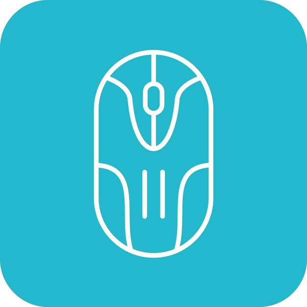 computer mouse icon vector image can be used for electronic devices