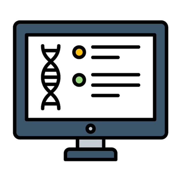 Computer Science Vector Illustration Style
