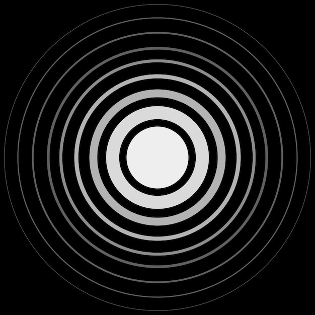 Concentric Circles Abstract Background