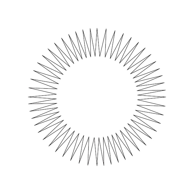 Concentric Spiral Frame Border