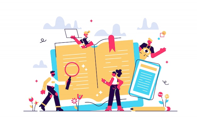 concept education, online training, internet studying, online book, tutorials, e-learning for social media, documents, cards, posters. distance education illustration online education
