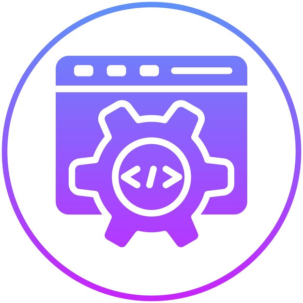 Configuration vector icon illustration of Seo and Web iconset