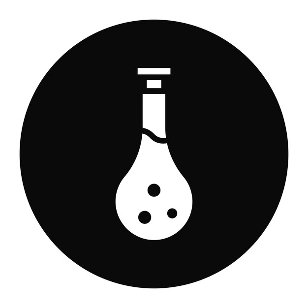 conical flask icon vector image can be used for science