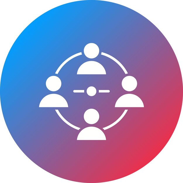 Connected People icon vector image Can be used for Internet of Things