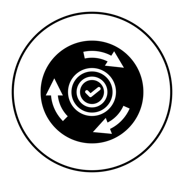 consistency icon vector image can be used for core values