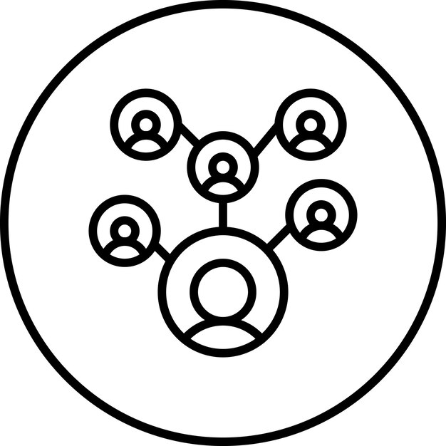 contact tracing icon vector image can be used for infectious diseases