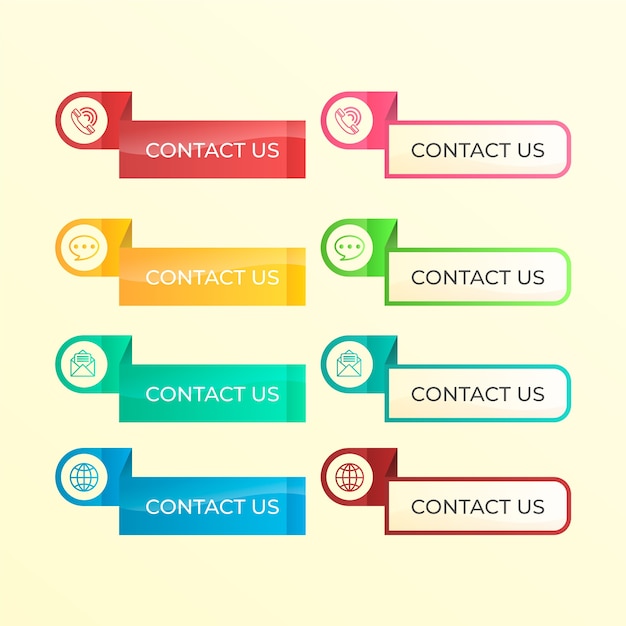 Contact us icons/symbols collection