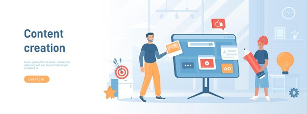content creation writing texts posting photos and videos content marketing web and app developme