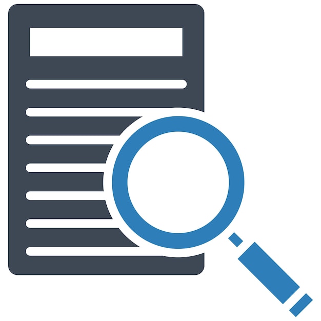 Content Search Vector Illustration Style