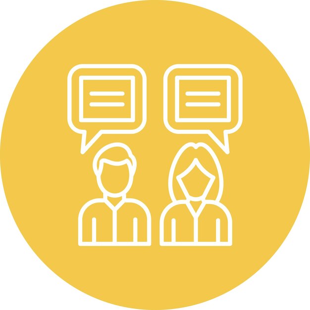 Conversation icon vector image Can be used for Project Management