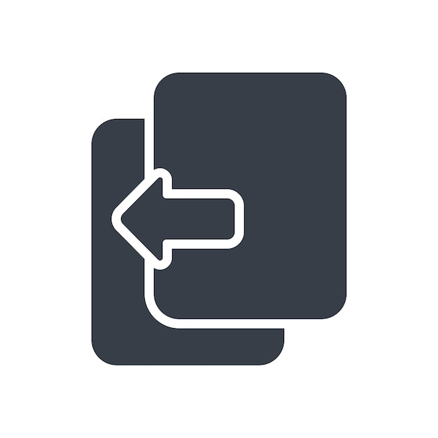 copy icon design vector template