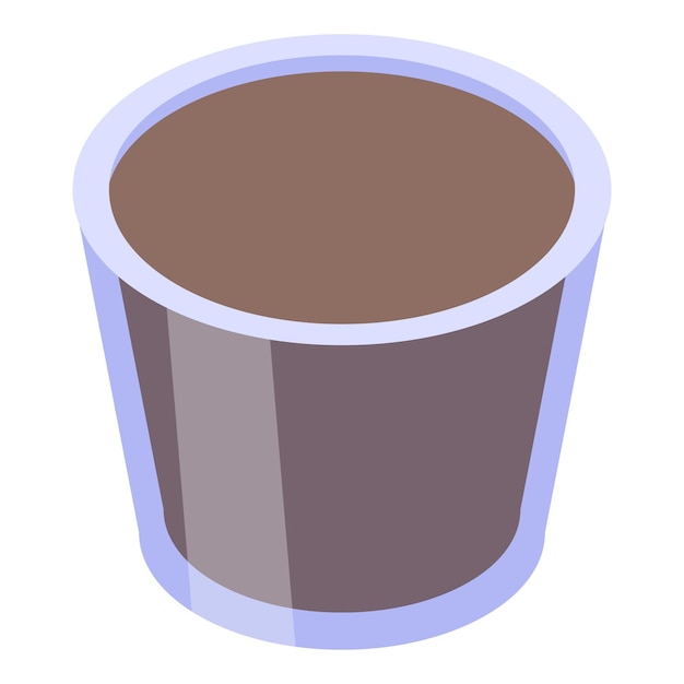 cough syrup cap icon isometric of cough syrup cap vector icon for web design isolated on white background