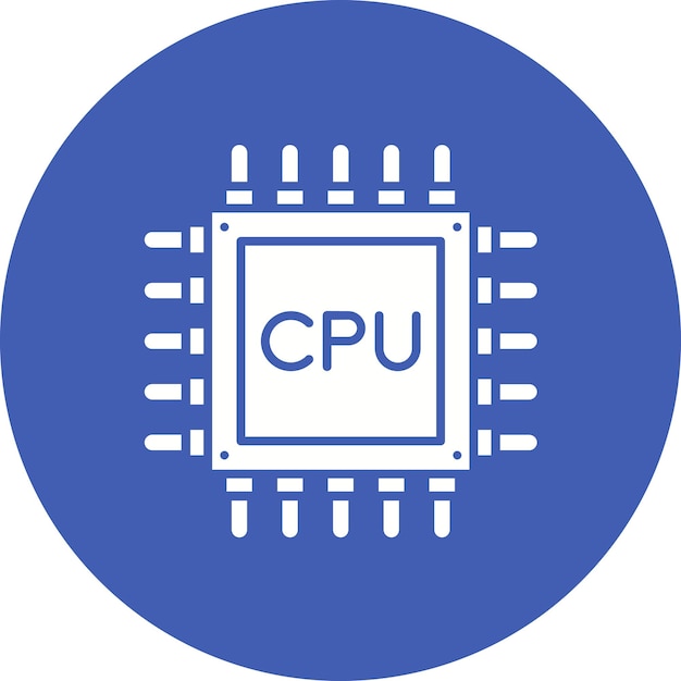 CPU Vector Illustration Style